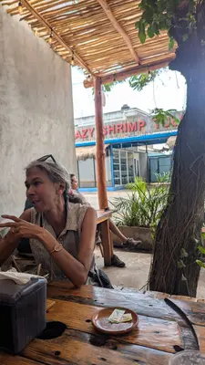 Janine at Hunab Ku restaurant 2024