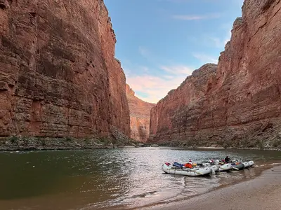 Sunset at Redbud Alcove along the Colorado River-November 2023 (53429654785)