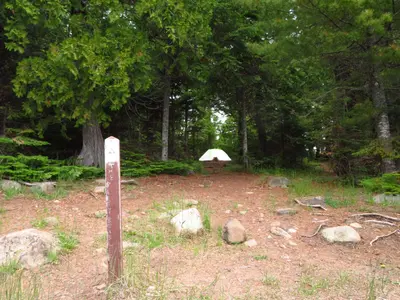 Lake Richie Canoe Campsite with Tent