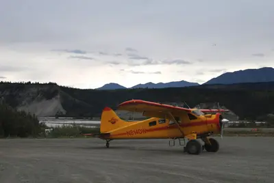 Our de Havilland Beaver waiting to take us off - panoramio
