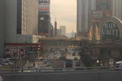 Main Street Las Vegas from I-515