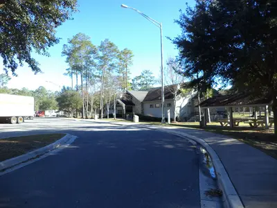 I-10 Baker County, Florida WB Rest Area Building (North face)