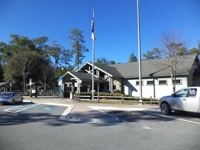 I-10 Baker County, Florida WB Rest Area Building (South face)
