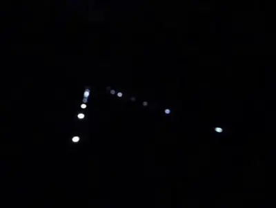 Boat Ramp has guide lights