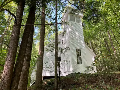 Smokemont (Oconaluftee) Baptist Church, Great Smoky Mountains National Park, Smokemont, NC (49112256278)
