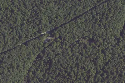 Streamside campsite