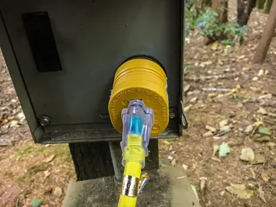 30A-15A 30 amp to 15 amp campground electric adapter (32960027872)