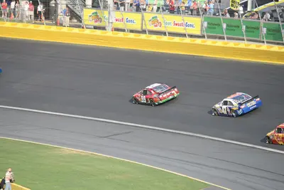 Carl Edwards leading 2010 Coca-Cola 600 at Charlotte (4658521478)