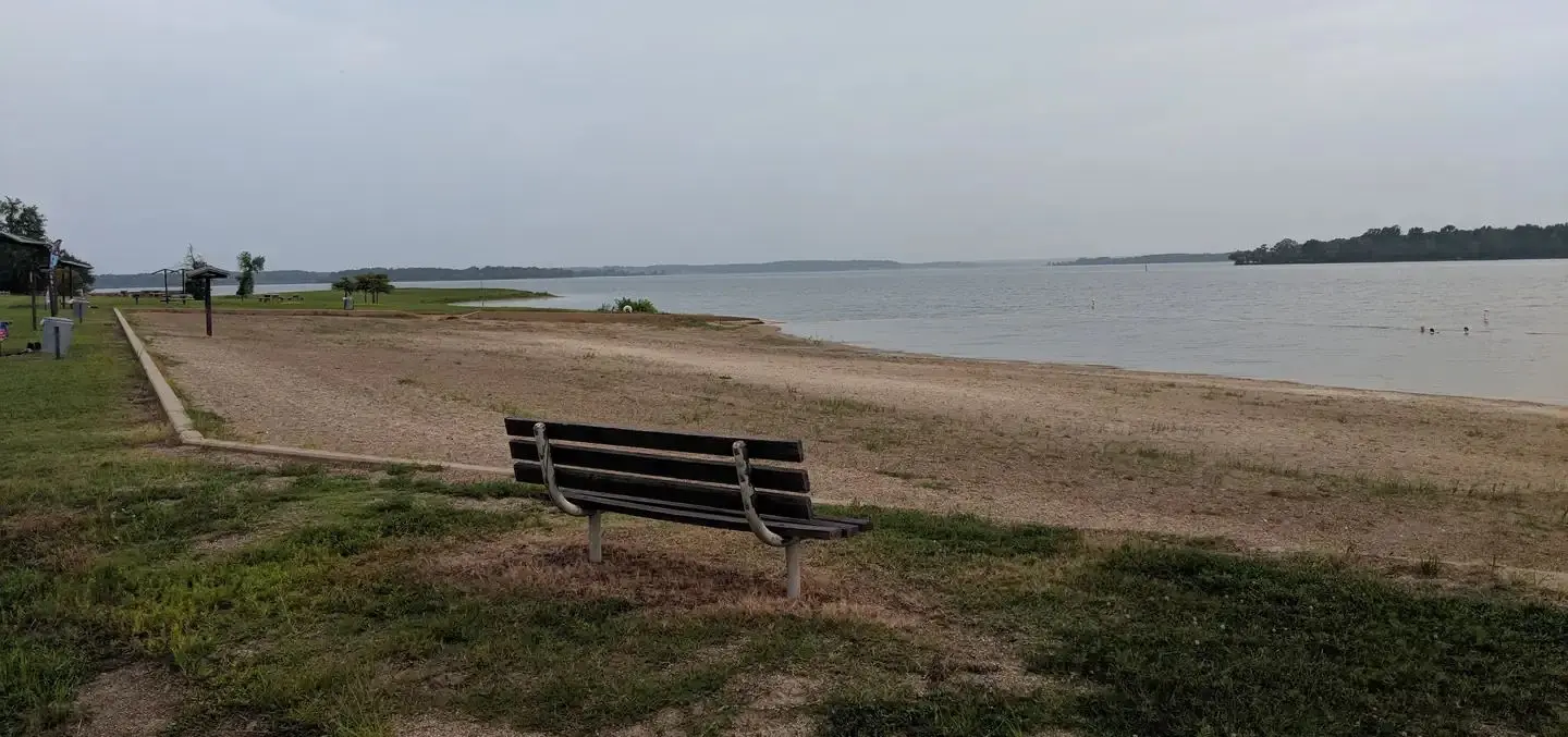 North Shore Beach at Wright Patman Lake.
