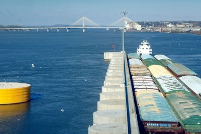 Clark Bridge from Melvin Price Locks