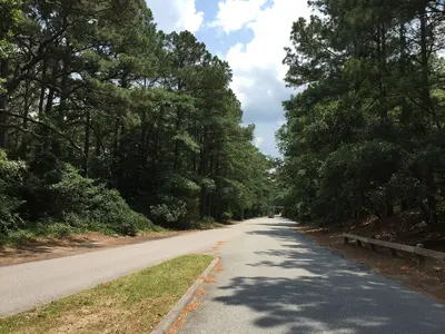2017-07-12 13 37 13 View south along Virginia State Route 343 at U.S. Route 60 (Shore Drive) within First Landing State Park in Virginia Beach, Virginia