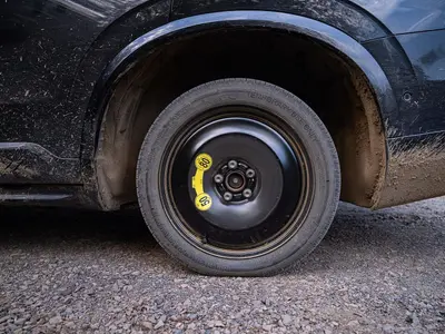 Donut Tire - Temporary Use Spare Tire - Flat Tire (51242747531)