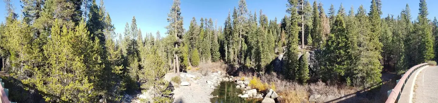 Headwaters of French Meadows Lake near Coyote group campgrounds.