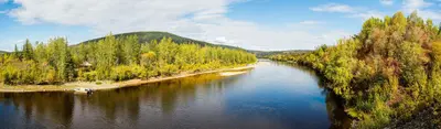 Río South Fork, Chicken, Alaska, Estados Unidos, 2017-08-28, DD 96-100 PAN