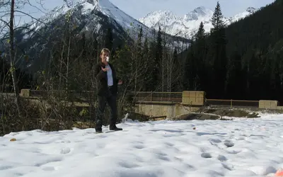 Found Snow in Rodgers Pass - panoramio