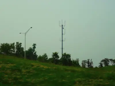 I-94 Eastbound Rest Area Cell Tower - panoramio