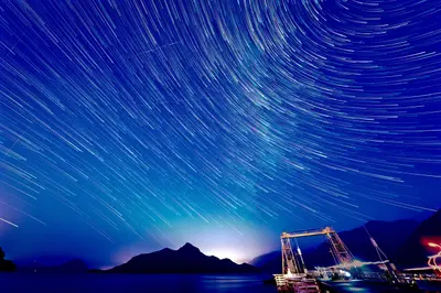 Porteau Cove Provincial Park Star Trails - panoramio