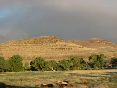 Interstate 80, West of Fernley, Nevada (701748160)