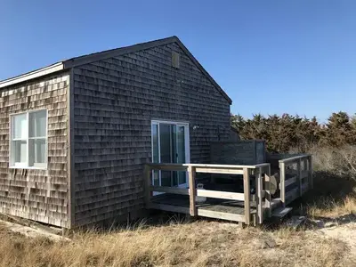 View of the Sailors Haven Cottage from the Burma Road