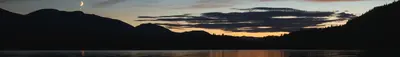 Nautical twilight sunset over Sandy Lake (DSCF3005) (cropped)