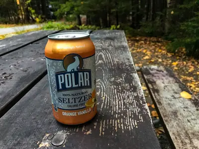 Polar Seltzer - Orange Vanilla - Aluminum Can (52953511215)