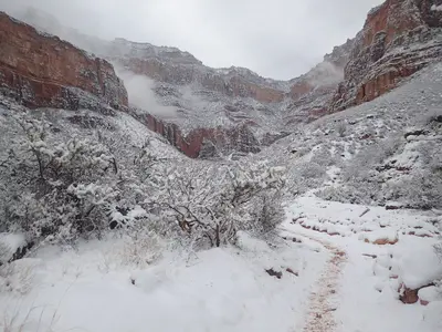Bright Angel Trail from Indian Gardens - panoramio