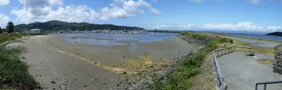 Neah Bay harbor panorama - panoramio