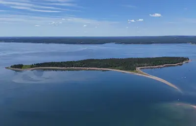 Navy Island in St. Andrews, NB