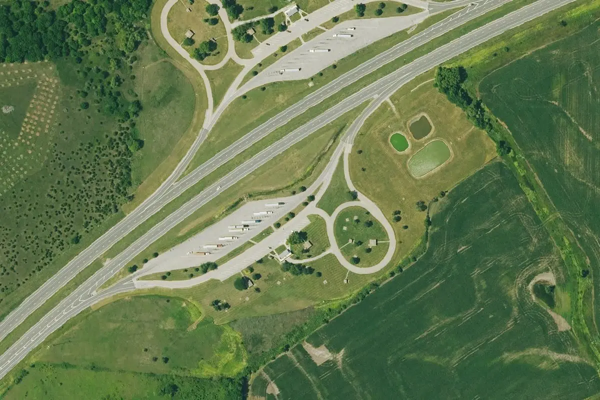 Aerial view