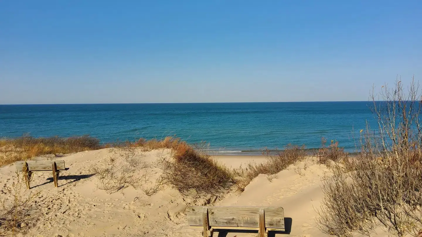 Lake Michigan at Manistee view