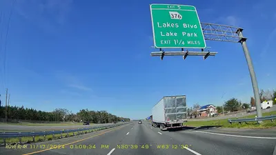 Georgia I75nb Exit 5 1.25 miles dashcam
