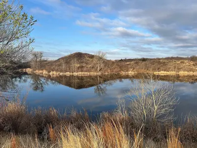 Beaver Lake at Beaver Dunes Park Oklahoma
