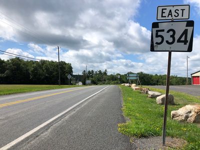 2022-08-07 10 54 49 View east along Pennsylvania State Route 534 just east of Pennsylvania State Route 940 (State Street) in East Side, Carbon County, Pennsylvania