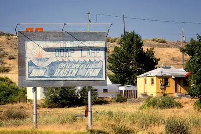 Welcome to Soap Lake sign
