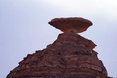 Mexican Hat Rock northeast face, March 2019