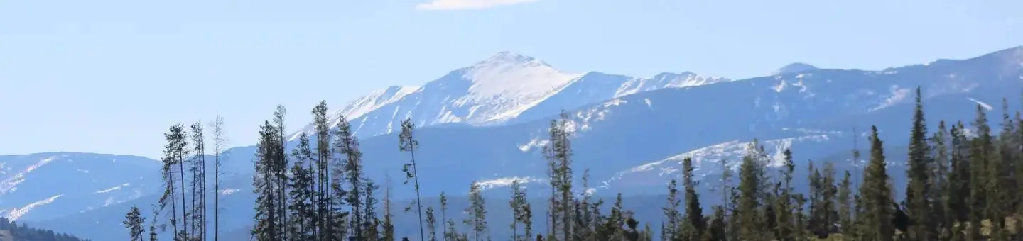 View from campground