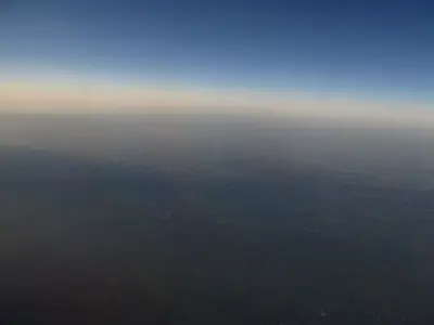 The Indiana Landscape with Lake Michigan in the Distance at Dusk (7992992421)