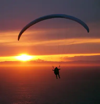 Paraglider at Ebey - panoramio