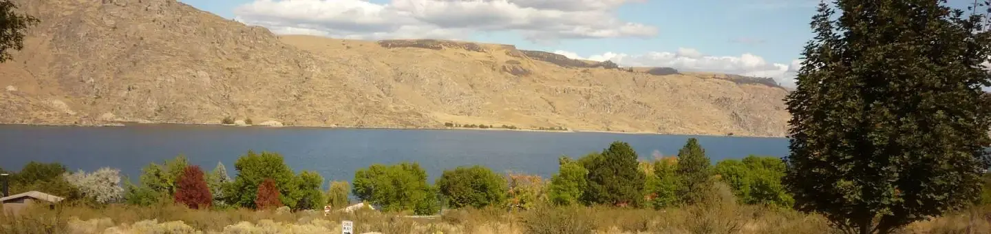 Brush Steppe overlooking the lake