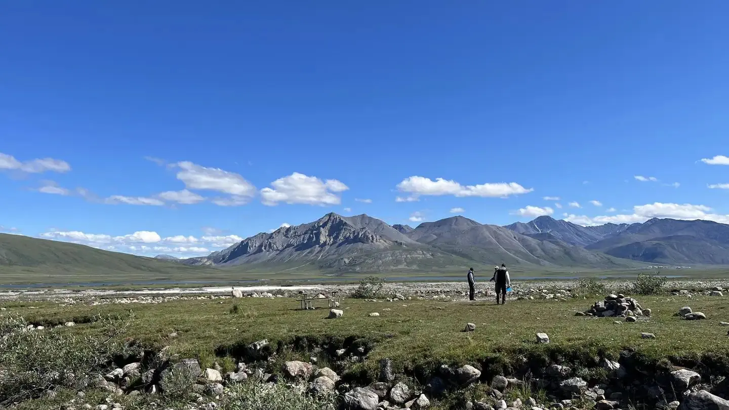 Panorama view from Galbraith Lake Campground