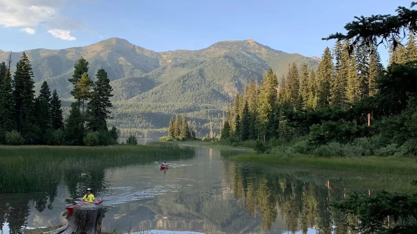 Holland lake campground- boat launch