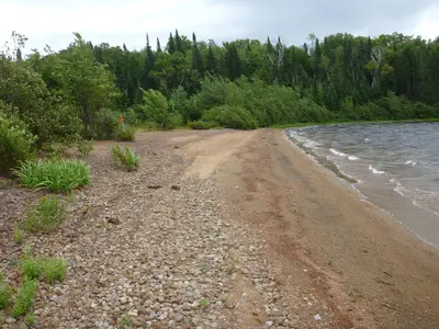 Sandy beach campsite - panoramio