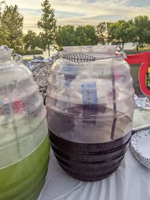 Hibiscus tea Jamaica at family party in Oregon
