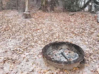 Bass Lake Campsite Fire Ring