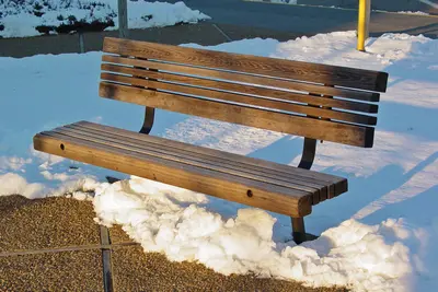 Bench at New Market rest area (52674846204)