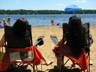 Beach at Balsam Lake Provincial Park (5944210264)