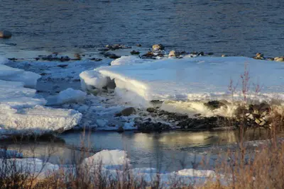 Iced River - panoramio