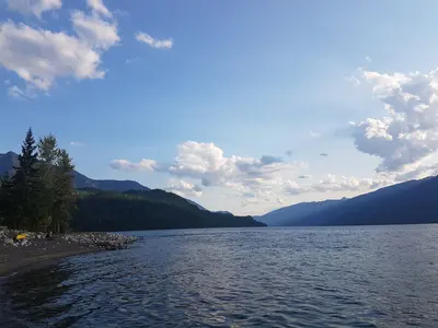 Slocan Lake - View from Silverton