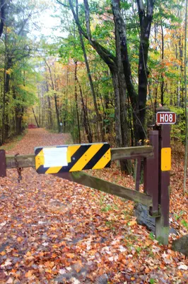 Closed Gate at Blueberry Fee Camping Area (10497848024)