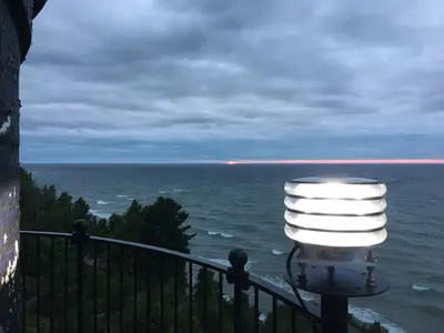 Coast Guard Light on the Au Sable Lighthouse - 2017 (a0973f45-3767-4212-b69c-6599fcfed6b6)